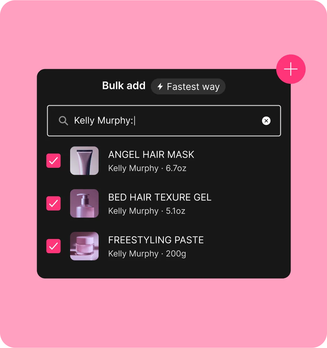 A client profile in the GlossGenius app with information about previous sale for a tattoo aftercare set.